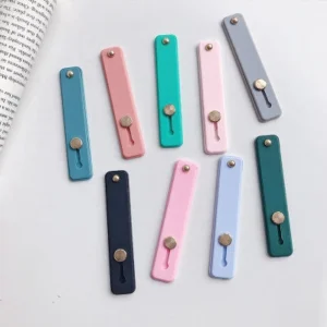 Self-adhesive finger holder su zipper - žydros spalvos - Image 6