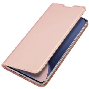 Dux Ducis Skin Pro eco-leather Xiaomi Redmi 12 / Redmi 12R - dėklas telefonui rožinės spalvos - Image 2