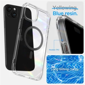 Spigen Ultra Hybrid MagSafe, carbon fiber - Apple iPhone 15 Plus - Image 3