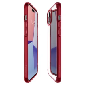 Spigen Ultra Hybrid, red crystal - iPhone 15 Plus - Image 3