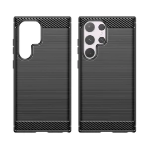 Carbon Samsung Galaxy S24 Ultra Flexible silikoninis Carbon - dėklas telefonui juodos spalvos - Image 7