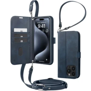Spigen Wallet S Pro Apple iPhone 15 Pro - dėklas telefonui mėlynos spalvos - Image 9