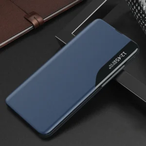 Eco Leather View Xiaomi POCO C65 / Redmi 13C atverčiamas - dėklas telefonui mėlynos spalvos - Image 2