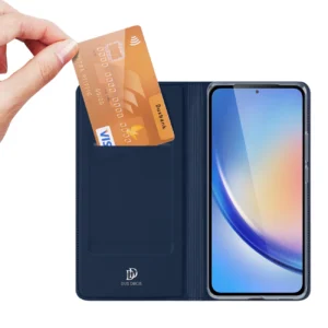 Dux Ducis Skin Pro Samsung A35 5G with flap - dėklas telefonui mėlynos spalvos - Image 2