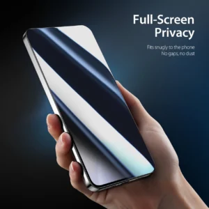 Dux Ducis Glass Privacy Samsung S24 - su juodu rėmeliu - Image 6