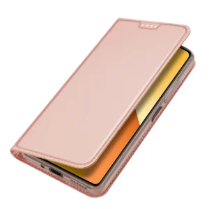 Dux Ducis Skin Pro atverčiamas ir card slot Xiaomi Redmi Note 13 5G - dėklas telefonui rožinės spalvos - Image 4