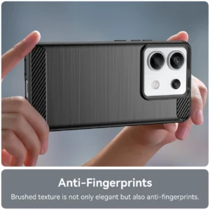 Carbon Xiaomi Redmi Note 13 Pro+ - dėklas telefonui juodos spalvos - Image 5