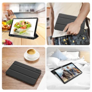 Dux Ducis Domo flip and smart sleep Samsung Galaxy Tab S9 - dėklas planšetiniam kompiuteriui juodos spalvos - Image 9