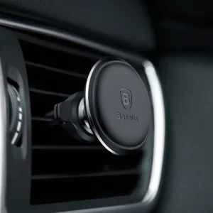 Baseus C40141201113-00 magnetinis automobilinis telefono laikiklis oro grotelėms - juodos spalvos - Image 9