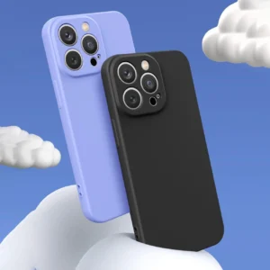 Silikoninis Samsung Galaxy A55 - dėklas telefonui juodos spalvos - Image 3