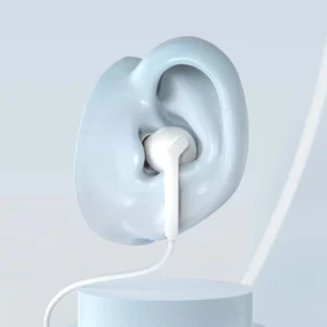 Dudao X3C+ laidinės USB-C į ausis įkišamos ausinės 1.2m - baltos spalvos - Image 4