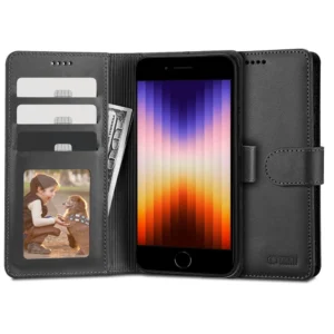 Tech-Protect Wallet Apple iPhone 7 / 8 / SE 2020 / 2022 - dėklas telefonui juodos spalvos - Image 1