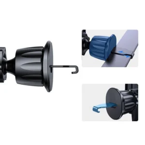 Tech-Protect N51 automobilinis telefono laikiklis su MagSafe oro grotelėms - juodos spalvos - Image 4