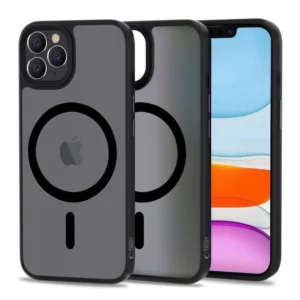 Tech-Protect MagMat MagSafe Apple iPhone 11 Pro - matte dėklas telefonui juodos spalvos