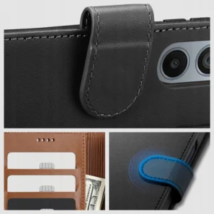 Tech-Protect Wallet Xiaomi Redmi 12C - dėklas telefonui juodos spalvos - Image 4
