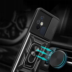 Tech-Protect CamShield Pro Xiaomi Redmi 12C - dėklas telefonui juodos spalvos - Image 4