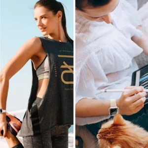 Tech-Protect Defense360 dėklas Apple Watch 7 / 8 / 9 (45 mm) - titanium oranžinės spalvos - Image 6