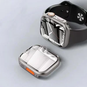 Tech-Protect Defense360 dėklas Apple Watch 7 (45 mm) - juodos ir oranžinės spalvos - Image 4