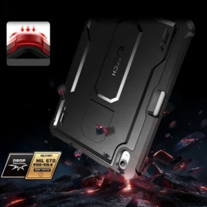 Tech-Protect Kevlar Pro Apple iPad 10.9” 10 / 2022 / 11” 11 / 2025 - dėklas planšetiniam kompiuteriui juodos spalvos - Image 4