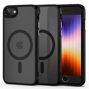 Tech-Protect MagMat MagSafe Apple iPhone 7 / 8 / SE 2020 / 2022 - matte dėklas telefonui juodos spalvos