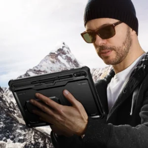 Tech-Protect Kevlar Pro Samsung Galaxy Tab S9+ 12.4" X810 / X816B - dėklas planšetiniam kompiuteriui juodos spalvos - Image 4