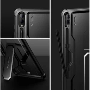 Tech-Protect Kevlar Pro Samsung Galaxy Tab S9+ 12.4" X810 / X816B - dėklas planšetiniam kompiuteriui juodos spalvos - Image 6