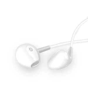 Dudao į ausis įkišamos laidinės mini jack 3.5mm ausinės baltos spalvos (X10S) - Image 3