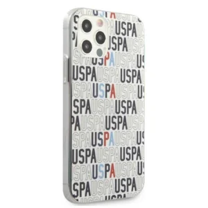 US Polo USHCP12LPCUSPA6 Apple iPhone 12 Pro Max 6,7" dėklas telefonui baltos spalvos Logo Mania Collection - Image 4