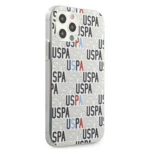 US Polo USHCP12MPCUSPA6 Apple iPhone 12/12 Pro 6,1" dėklas telefonui baltos spalvos Logo Mania Collection - Image 4
