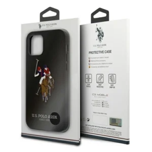 US Polo USHCP12MPUGFLBK Apple iPhone 12/12 Pro 6.1" dėklas telefonui juodos spalvos Polo Embroidery Collection - Image 8