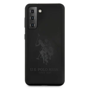 US Polo USHCS21MSLHRTBK S21 Plus G996 dėklas telefonui juodos spalvos silikoninis On Tone - Image 3