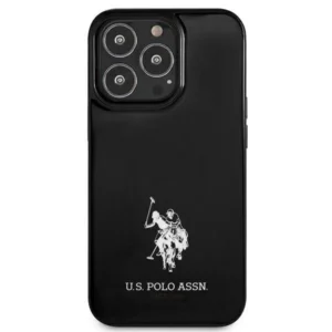 US Polo USHCP13LUMHK Apple iPhone 13 Pro / 13 6.1" dėklas telefonui juodos spalvos Horses Logo - Image 3