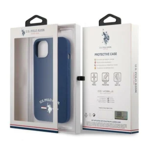 US Polo USHCP13SSFGV Apple iPhone 13 mini 5,4" dėklas telefonui mėlynos spalvos silikoninis Collection - Image 8
