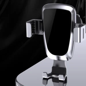 Gravity automobilinis telefono laikiklis for air vent silver (YC08) - Image 5