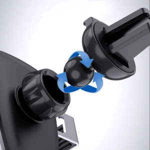 Gravity automobilinis telefono laikiklis for air vent silver (YC08) - Image 9