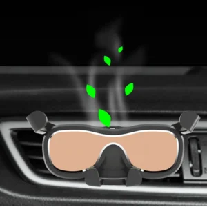 Gravity automobilinis telefono laikiklis for air vent with air freshener black (YC06) - Image 4