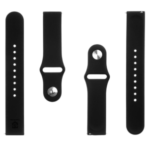 Tactical 432 silikoninė apyrankė Band 20mm juodos spalvos - Image 3