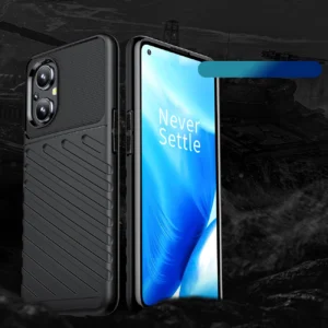 Thunder flexible armored OnePlus Nord N20 5G dėklas telefonui juodos spalvos - Image 2