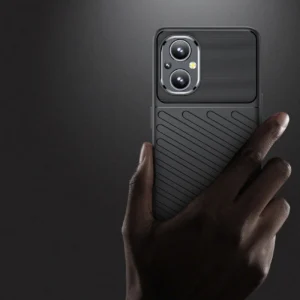 Thunder flexible armored OnePlus Nord N20 5G dėklas telefonui juodos spalvos - Image 3