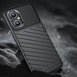 Thunder flexible armored OnePlus Nord N20 5G dėklas telefonui juodos spalvos - Image 5