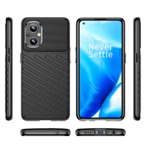 Thunder flexible armored OnePlus Nord N20 5G dėklas telefonui juodos spalvos - Image 8