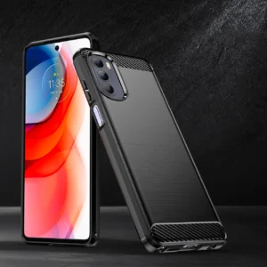 Carbon flexible Motorola Moto G Stylus 2022 dėklas telefonui juodos spalvos - Image 5