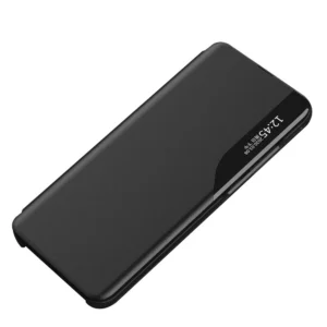 Eco Leather View elegant flip su stoveliu Xiaomi Redmi Note 11 Pro+ 5G (China) / 11 Pro 5G (China) / Mi11i HyperCharge / Poco X4 NFC 5G dėklas telefonui juodos spalvos - Image 2