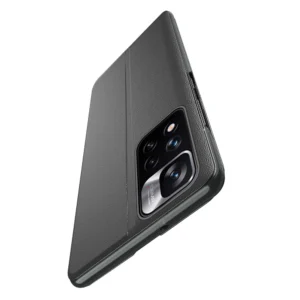 Eco Leather View Elegant Flip su stoveliu Poco M4 Pro 5G dėklas telefonui mėlynos spalvos - Image 6