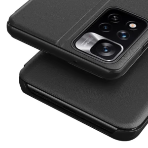 Eco Leather View Elegant Flip su stoveliu Poco M4 Pro 5G dėklas telefonui mėlynos spalvos - Image 7