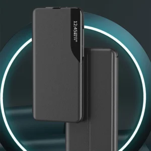 Eco Leather View Elegant Flip su stoveliu Poco M4 Pro 5G dėklas telefonui mėlynos spalvos - Image 8