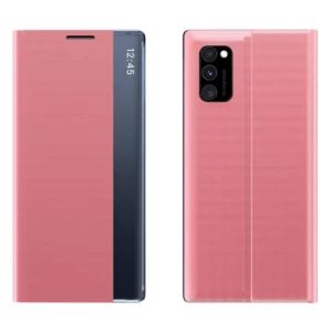New Sleep flip su stoveliu Xiaomi Redmi Note 11 Pro+ 5G (China) / 11 Pro 5G (China) / Mi11i HyperCharge / Poco X4 NFC 5G dėklas telefonui rožinės spalvos