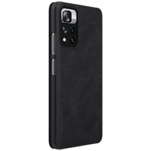 Nillkin Qin Xiaomi Redmi Note 11 Pro+ (China) / Redmi Note 11 Pro (China) / Mi11i HyperCharge Camera Protector Holster Flip dėklas telefonui juodos spalvos - Image 6
