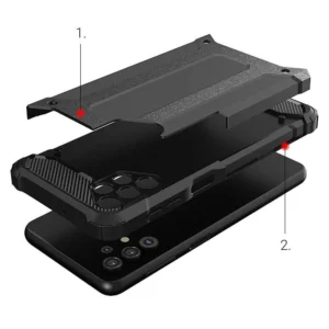 Hybrid Armor Tough Rugged Samsung Galaxy A53 5G dėklas telefonui mėlynos spalvos - Image 7