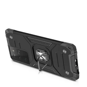 Wozinsky Ring Armor tough hybrid + magnetic holder Samsung Galaxy S22 Ultra dėklas telefonui juodos spalvos - Image 3